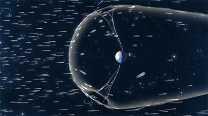 Planetary magnetospheres graphic