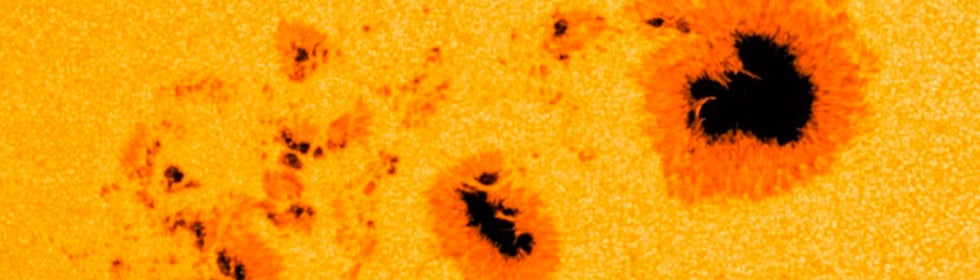 Large sunspot AR1944, as captured by NASA's Solar Dynamics Observatory in January 2014.