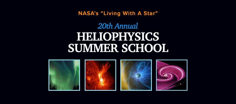 Banner for 20th Heliophysics Summer School