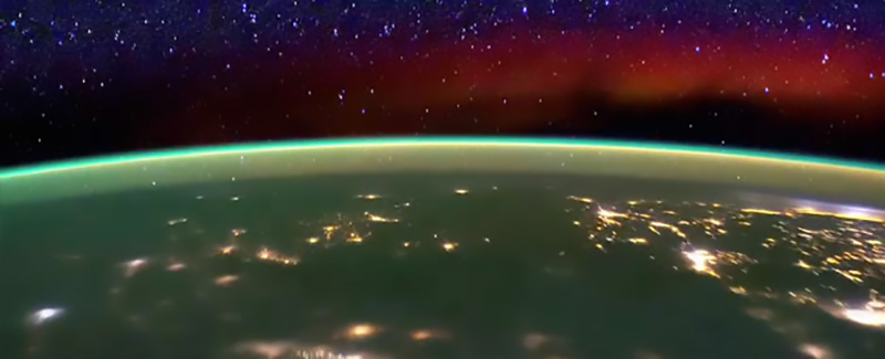 ISS airglow