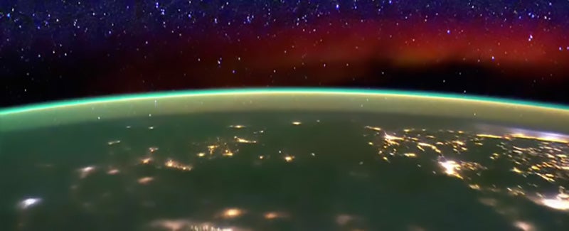 ISS airglow