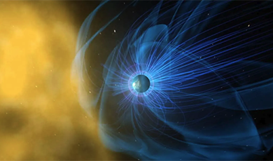 Earth's magnetosphere graphic